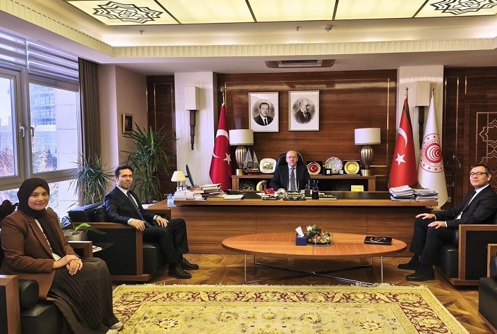 Sayın Sezai UÇARMAK Makamında Heyetimizi Ağırladı.